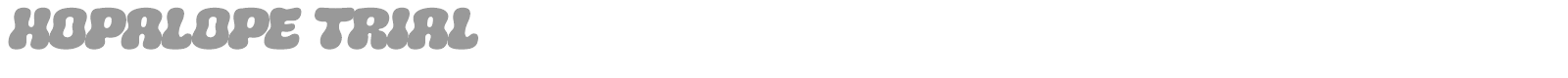 Hopalope font preview